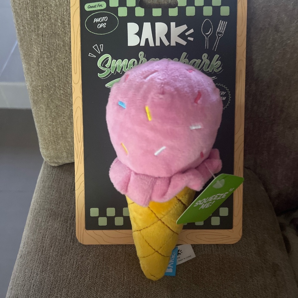 3/ for $20 in a BUNDLE ~ Bark squeaker toy